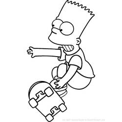 Malvorlage: Simpsons (Karikaturen) #23926 - Kostenlose Malvorlagen zum Ausdrucken