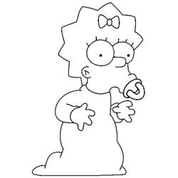 Malvorlage: Simpsons (Karikaturen) #23935 - Kostenlose Malvorlagen zum Ausdrucken
