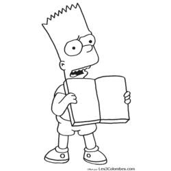 Malvorlage: Simpsons (Karikaturen) #23942 - Kostenlose Malvorlagen zum Ausdrucken