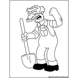 Malvorlage: Simpsons (Karikaturen) #23944 - Kostenlose Malvorlagen zum Ausdrucken