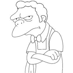 Malvorlage: Simpsons (Karikaturen) #23953 - Kostenlose Malvorlagen zum Ausdrucken