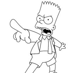 Malvorlage: Simpsons (Karikaturen) #23954 - Kostenlose Malvorlagen zum Ausdrucken