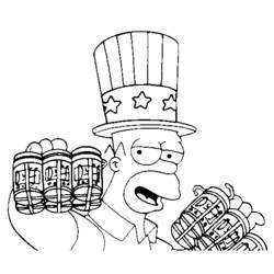 Malvorlage: Simpsons (Karikaturen) #23970 - Kostenlose Malvorlagen zum Ausdrucken
