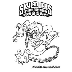 Malvorlage: Skylander (Karikaturen) #43513 - Kostenlose Malvorlagen zum Ausdrucken