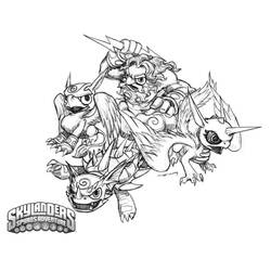 Malvorlage: Skylander (Karikaturen) #43568 - Kostenlose Malvorlagen zum Ausdrucken