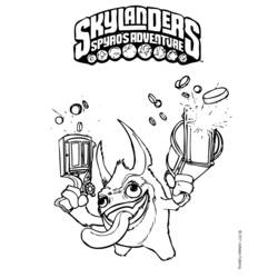 Malvorlage: Skylander (Karikaturen) #43583 - Kostenlose Malvorlagen zum Ausdrucken