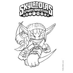 Malvorlage: Skylander (Karikaturen) #43634 - Kostenlose Malvorlagen zum Ausdrucken