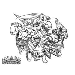 Malvorlage: Skylander (Karikaturen) #43671 - Kostenlose Malvorlagen zum Ausdrucken