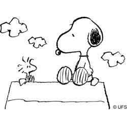 Malvorlage: Snoopy (Karikaturen) #27057 - Kostenlose Malvorlagen zum Ausdrucken