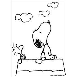 Malvorlage: Snoopy (Karikaturen) #27062 - Kostenlose Malvorlagen zum Ausdrucken