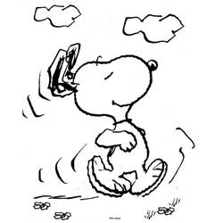 Malvorlage: Snoopy (Karikaturen) #27069 - Kostenlose Malvorlagen zum Ausdrucken