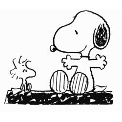 Malvorlage: Snoopy (Karikaturen) #27104 - Kostenlose Malvorlagen zum Ausdrucken