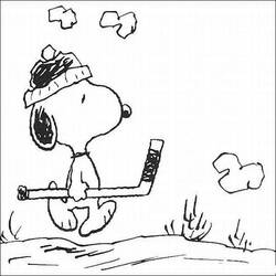 Malvorlage: Snoopy (Karikaturen) #27109 - Kostenlose Malvorlagen zum Ausdrucken