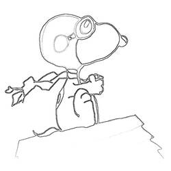 Malvorlage: Snoopy (Karikaturen) #27110 - Kostenlose Malvorlagen zum Ausdrucken