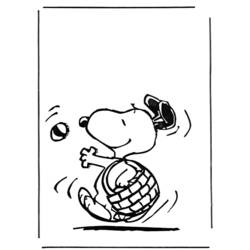 Malvorlage: Snoopy (Karikaturen) #27125 - Kostenlose Malvorlagen zum Ausdrucken