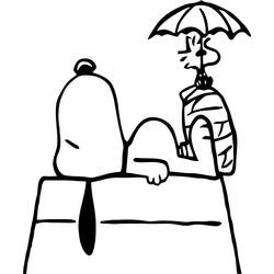 Malvorlage: Snoopy (Karikaturen) #27157 - Kostenlose Malvorlagen zum Ausdrucken