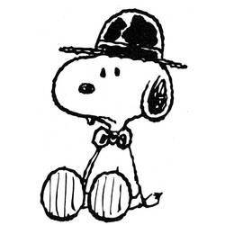 Malvorlage: Snoopy (Karikaturen) #27166 - Kostenlose Malvorlagen zum Ausdrucken