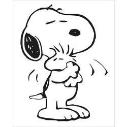 Malvorlage: Snoopy (Karikaturen) #27194 - Kostenlose Malvorlagen zum Ausdrucken