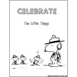 Malvorlage: Snoopy (Karikaturen) #27214 - Kostenlose Malvorlagen zum Ausdrucken