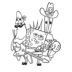 Malvorlage: SpongeBob (Karikaturen) #33369 - Kostenlose Malvorlagen zum Ausdrucken