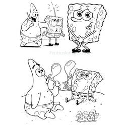 Malvorlage: SpongeBob (Karikaturen) #33382 - Kostenlose Malvorlagen zum Ausdrucken