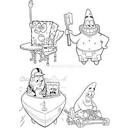 Malvorlage: SpongeBob (Karikaturen) #33390 - Kostenlose Malvorlagen zum Ausdrucken