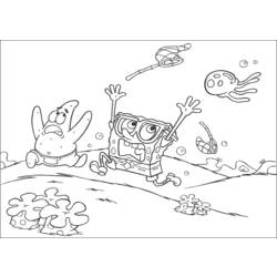 Malvorlage: SpongeBob (Karikaturen) #33439 - Kostenlose Malvorlagen zum Ausdrucken