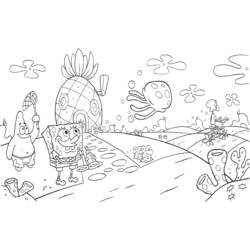 Malvorlage: SpongeBob (Karikaturen) #33445 - Kostenlose Malvorlagen zum Ausdrucken