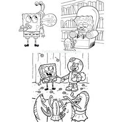 Malvorlage: SpongeBob (Karikaturen) #33464 - Kostenlose Malvorlagen zum Ausdrucken
