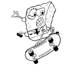 Malvorlage: SpongeBob (Karikaturen) #33522 - Kostenlose Malvorlagen zum Ausdrucken