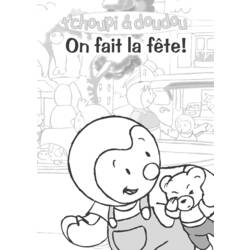 Malvorlage: T'choupi und Doudou (Karikaturen) #34146 - Kostenlose Malvorlagen zum Ausdrucken