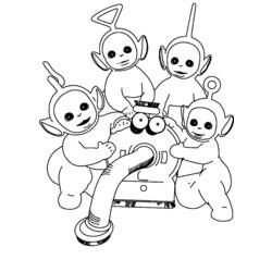 Malvorlage: Teletubbies (Karikaturen) #49663 - Kostenlose Malvorlagen zum Ausdrucken