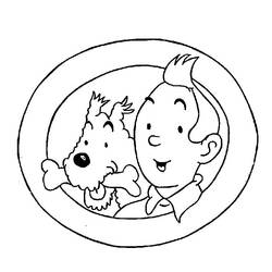 Malvorlage: Tim und Struppi (Karikaturen) #25709 - Kostenlose Malvorlagen zum Ausdrucken