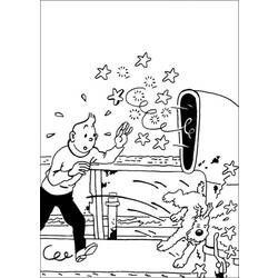 Malvorlage: Tim und Struppi (Karikaturen) #25721 - Kostenlose Malvorlagen zum Ausdrucken