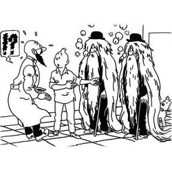Malvorlage: Tim und Struppi (Karikaturen) #25841 - Kostenlose Malvorlagen zum Ausdrucken