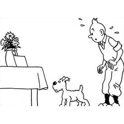 Malvorlage: Tim und Struppi (Karikaturen) #25852 - Kostenlose Malvorlagen zum Ausdrucken