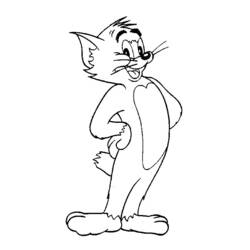 Malvorlage: Tom und Jerry (Karikaturen) #24185 - Kostenlose Malvorlagen zum Ausdrucken