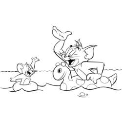 Malvorlage: Tom und Jerry (Karikaturen) #24188 - Kostenlose Malvorlagen zum Ausdrucken