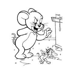 Malvorlage: Tom und Jerry (Karikaturen) #24203 - Kostenlose Malvorlagen zum Ausdrucken