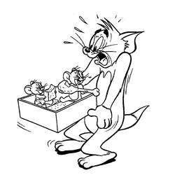 Malvorlage: Tom und Jerry (Karikaturen) #24204 - Kostenlose Malvorlagen zum Ausdrucken