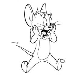 Malvorlage: Tom und Jerry (Karikaturen) #24206 - Kostenlose Malvorlagen zum Ausdrucken