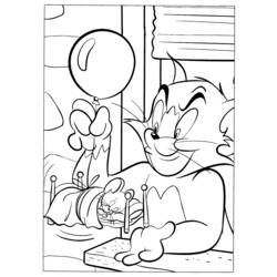 Malvorlage: Tom und Jerry (Karikaturen) #24207 - Kostenlose Malvorlagen zum Ausdrucken