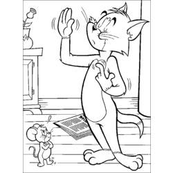 Malvorlage: Tom und Jerry (Karikaturen) #24208 - Kostenlose Malvorlagen zum Ausdrucken