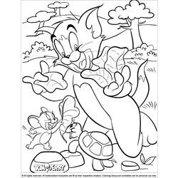 Malvorlage: Tom und Jerry (Karikaturen) #24209 - Kostenlose Malvorlagen zum Ausdrucken