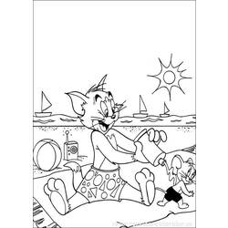 Malvorlage: Tom und Jerry (Karikaturen) #24212 - Kostenlose Malvorlagen zum Ausdrucken