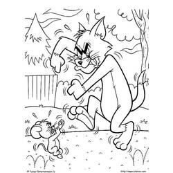 Malvorlage: Tom und Jerry (Karikaturen) #24213 - Kostenlose Malvorlagen zum Ausdrucken
