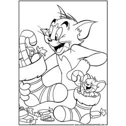 Malvorlage: Tom und Jerry (Karikaturen) #24216 - Kostenlose Malvorlagen zum Ausdrucken