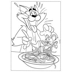 Malvorlage: Tom und Jerry (Karikaturen) #24218 - Kostenlose Malvorlagen zum Ausdrucken