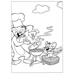 Malvorlage: Tom und Jerry (Karikaturen) #24224 - Kostenlose Malvorlagen zum Ausdrucken