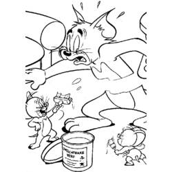 Malvorlage: Tom und Jerry (Karikaturen) #24229 - Kostenlose Malvorlagen zum Ausdrucken